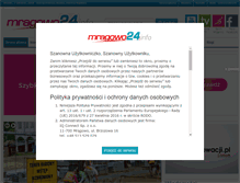Tablet Screenshot of mragowo24.info